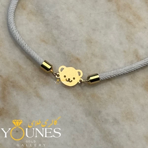 دستبند تدی طلا لیزری